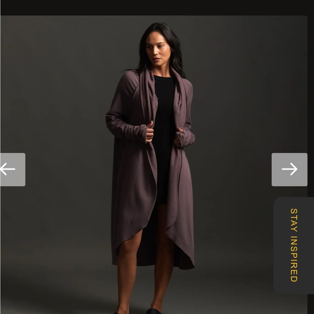 One golden thread, lavender smoke duster size P